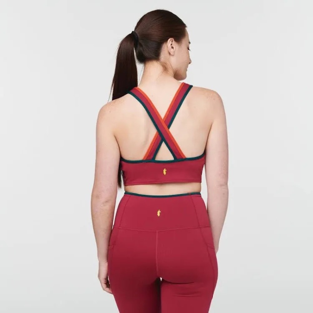 Cotopaxi Mari Crop Top Sports Bra Pink M